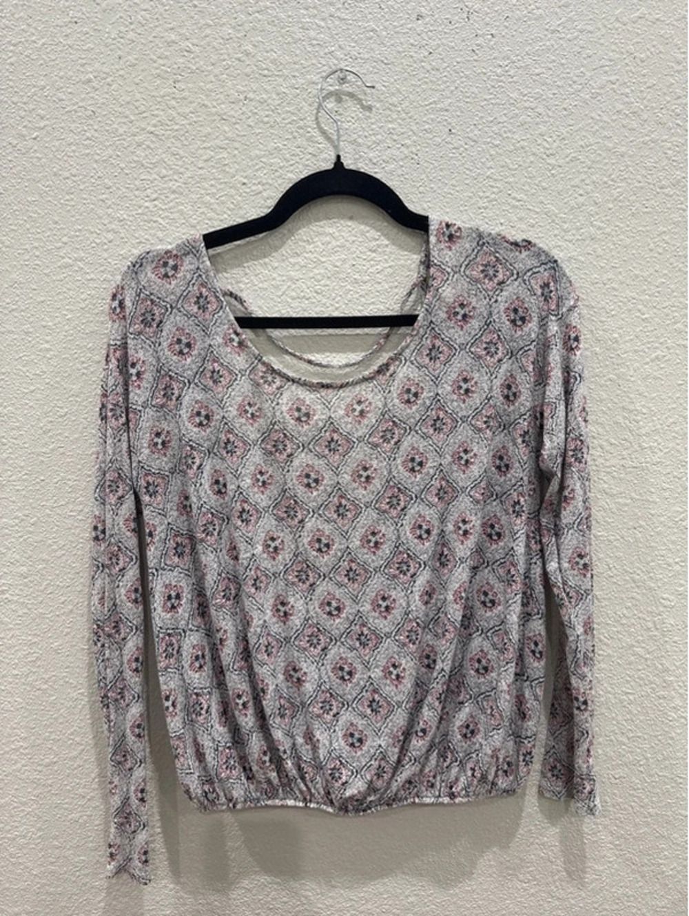 Free People Open Back Twist Boho Blouse XS